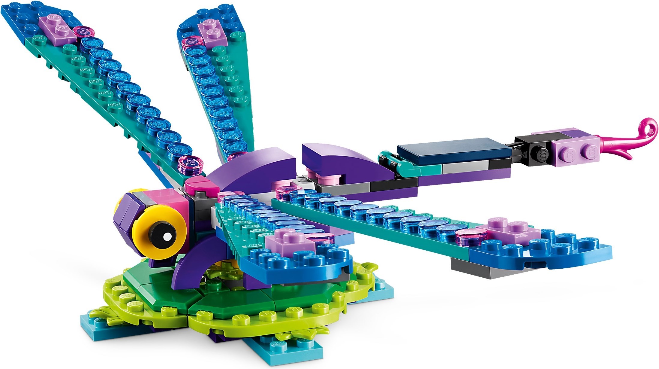 Zdjęcie galerii dla zestawu klocki LEGO Creator 3 w 1 31157 Egzotyczny paw motyl ważka