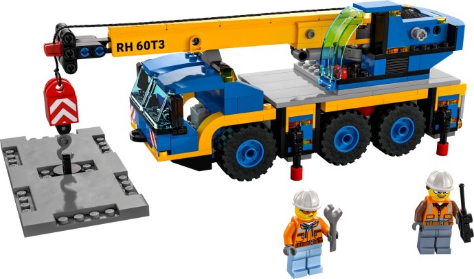 Zdjęcie galerii dla zestawu klocki LEGO City 60324 Żuraw podróżny budowa roboty drogowe miasto