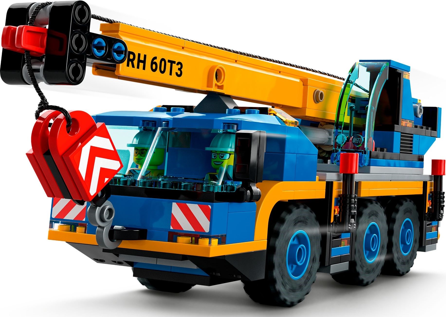 Zdjęcie galerii dla zestawu klocki LEGO City 60324 Żuraw podróżny budowa roboty drogowe miasto