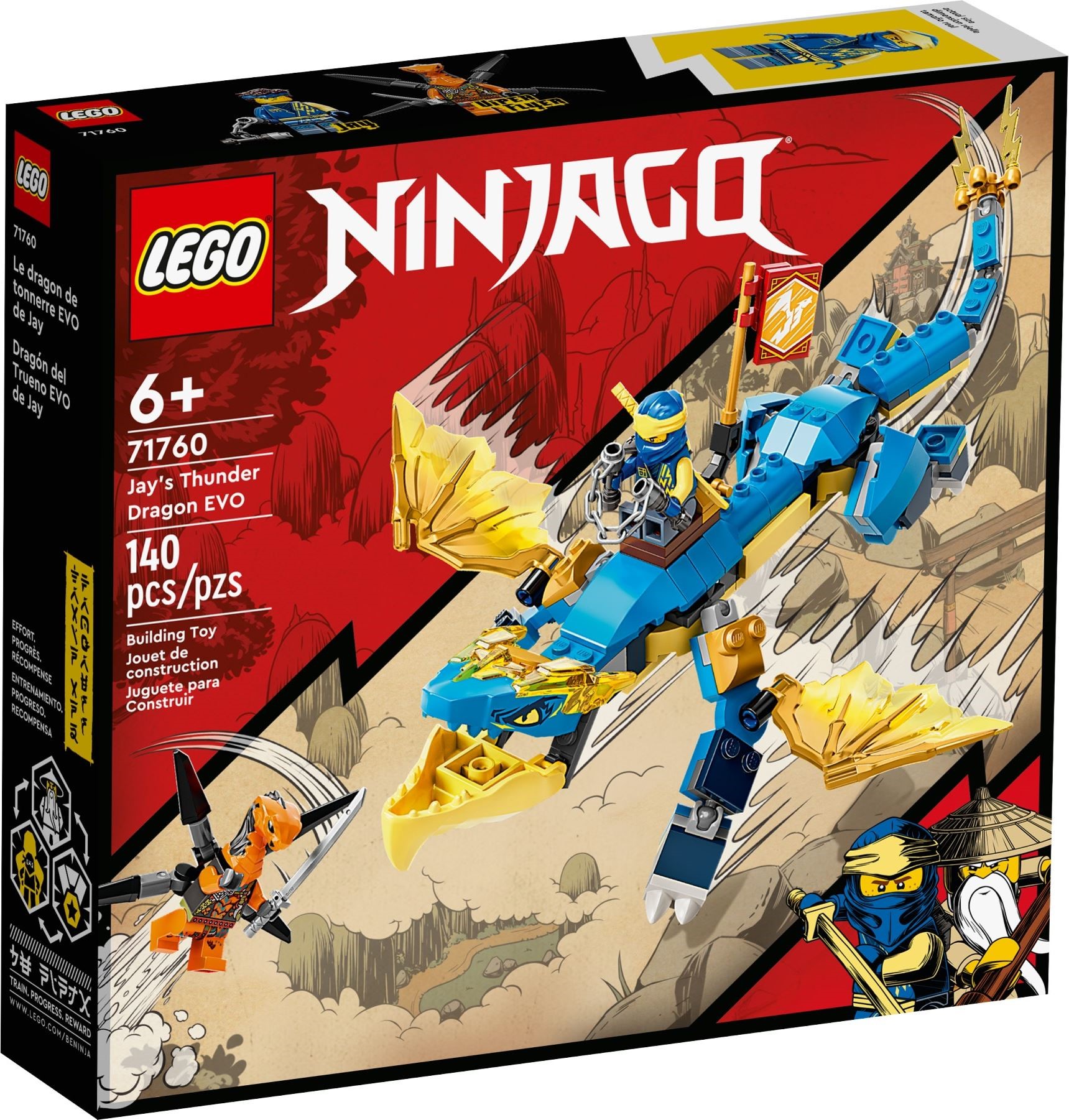 Zdjęcie galerii dla zestawu LEGO Ninjago Smok gromu Jaya EVO 71760