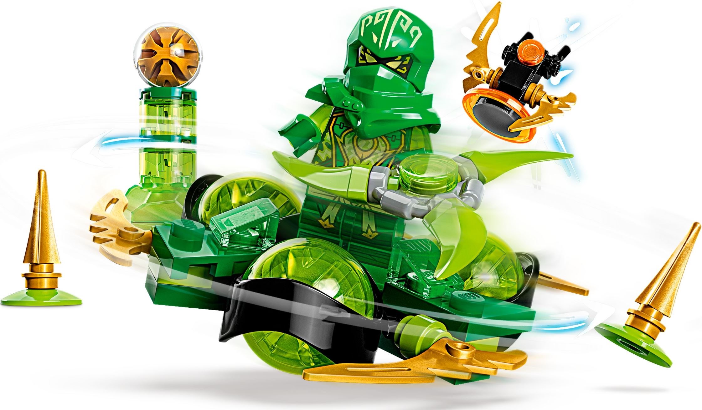 Zdjęcie galerii dla zestawu LEGO Ninjago Atak Smoka Lloyda Spinjitzu 71779