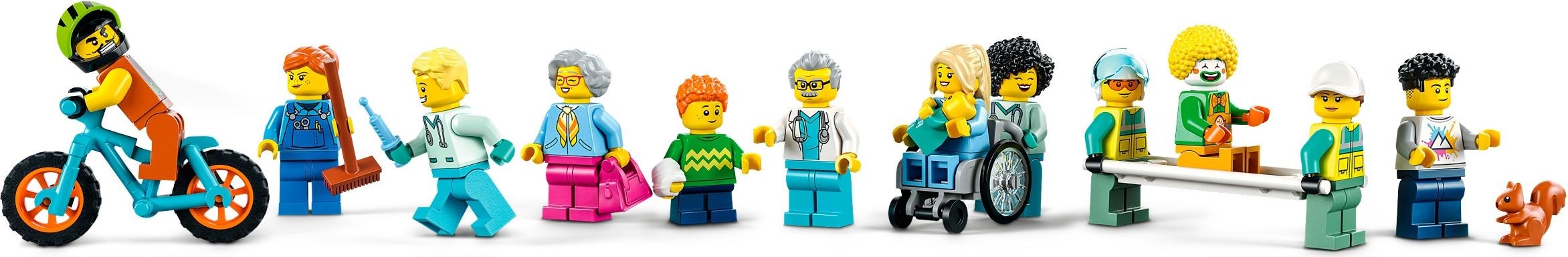 Zdjęcie galerii dla zestawu Klocki LEGO City Zestaw Szpital 60330 lekarz doktor helikopter
