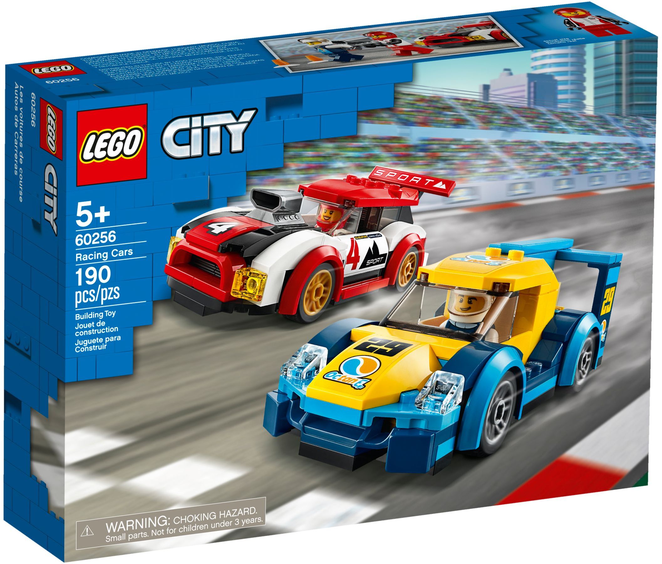 Zdjęcie galerii dla zestawu klocki LEGO City 60256 Samochody wyścigowe wyscig formuła