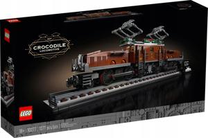 LEGO ICONS 10277 Lokomotywa Crocodile Pociąg Elektrowóz kolejka
