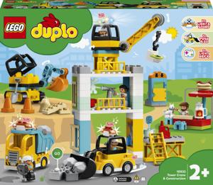 LEGO Duplo 10933 Żuraw wieżowy i budowa auto koparka