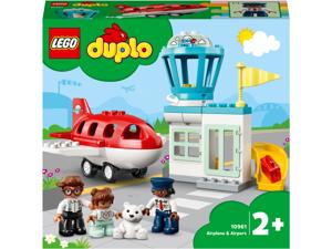 klocki LEGO Duplo 10961 Samolot i lotnisko port lotniczy pilot