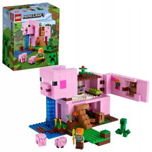 klocki LEGO Minecraft 21170 Dom w kształcie świni majkraft świnia
