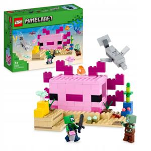 Klocki LEGO Minecraft 21247 Dom aksolotla majkraft atlantyda aksolot