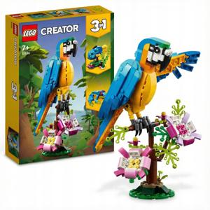 LEGO CREATOR 3W1 EGZOTYCZNA PAPUGA RYBA ŻABA