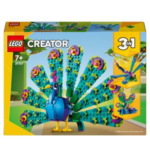 klocki LEGO Creator 3 w 1 31157 Egzotyczny paw motyl ważka