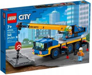 klocki LEGO City 60324 Żuraw podróżny budowa roboty drogowe miasto