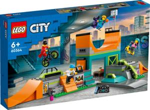 klocki LEGO City 60364 Skatepark uliczny Rampa Deskorolka Skate Miasto opis