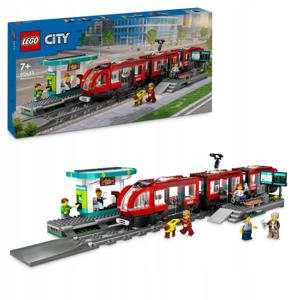 klocki LEGO City 60423 Tramwaj miejski ze stacją stacja