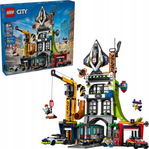 LEGO City 60473 Wieża City tramwaj statek kosmiczny zuraw dzwig miasto