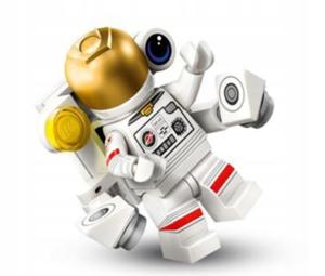 Lego Figurka Kosmos 71046 spaceman Nowoczesny astronauta kosmonauta