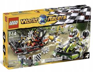 LEGO Racers 8899 Racers Krokodyle bagno Wyścig Poduszkowiec rzadki zestaw